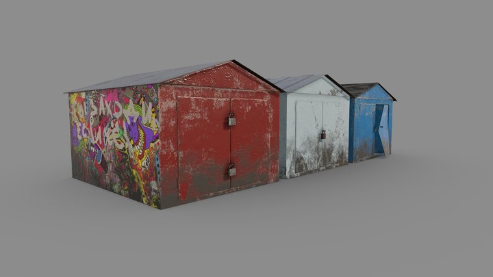 Garages 3D Model