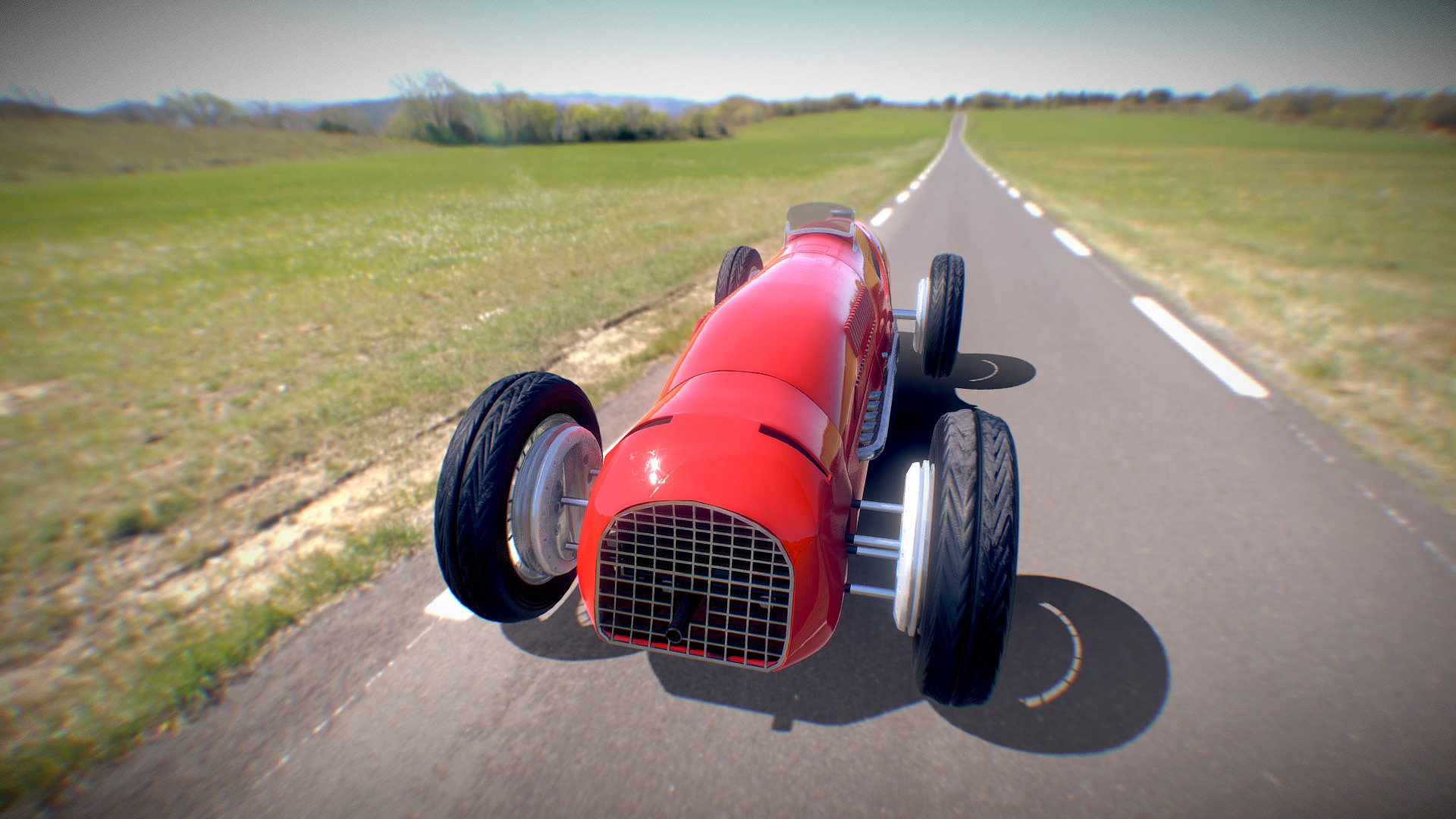 1950 Classic formula one race car - 3D model by Sergio (@sesc1608 ...