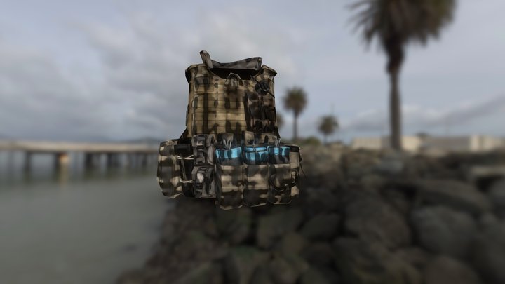 Military Vest 3D Model