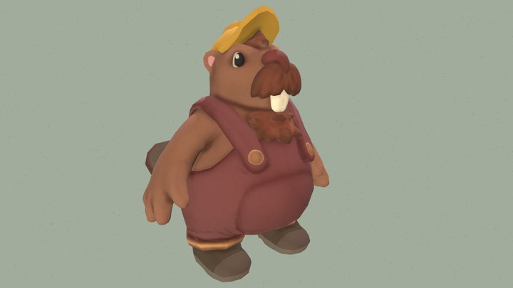 Mascotte 3D GOTO IA 3D Model