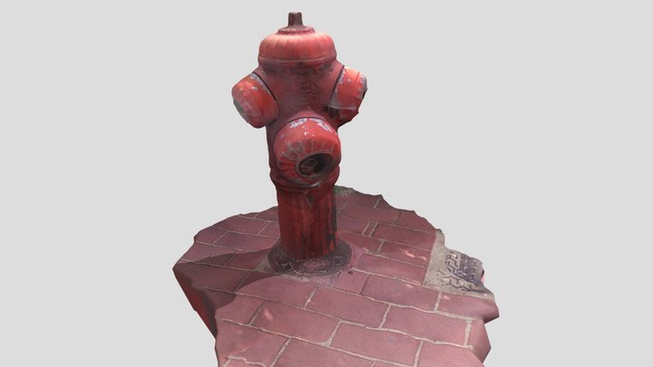 Fire Hydrant - 3D scan - FREE 3D Model