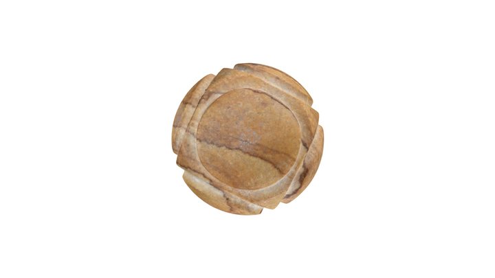 Carved Stone Ball (reproduction) 3D Model