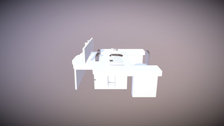Gaming computer 3D Model