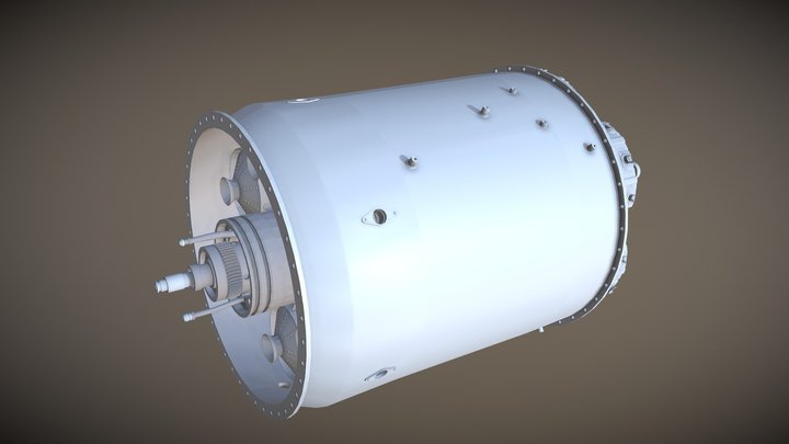 Combustion Assembly 3D Model