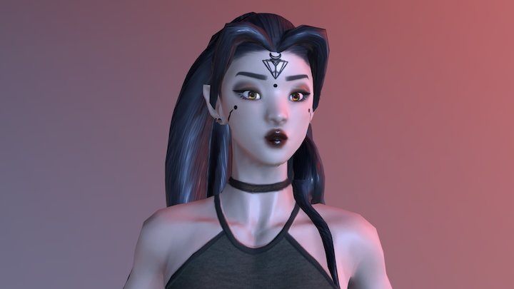 Xia - Character Model 3D Model