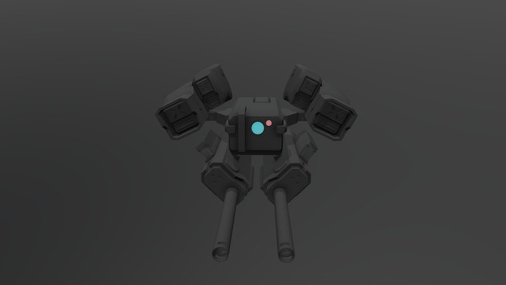 Battle Drone 3D Model