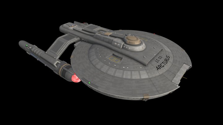 LC Class Frigate (TheFirstFleet) 3D Model