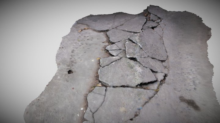 Broken Concrete ( Photogrammetry ) 3D Model