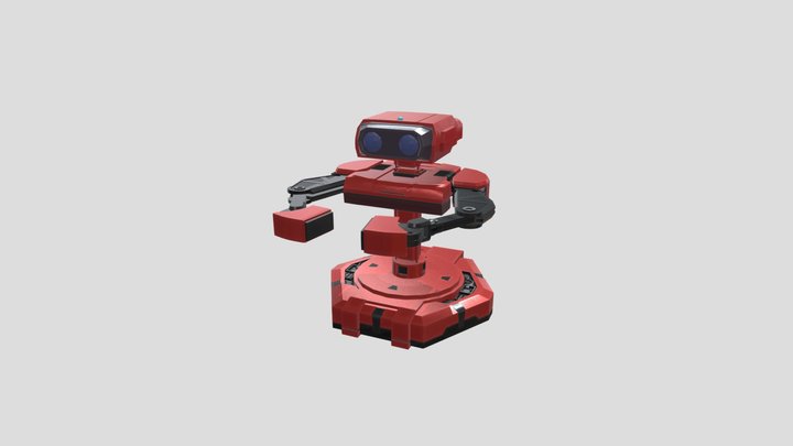 R.O.B Smash Bros 3D Model