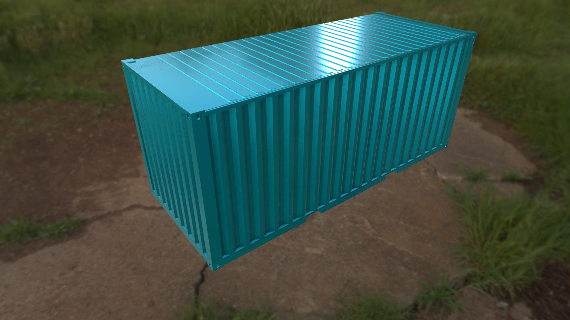 115Mm Shipping Container / Scale Model
