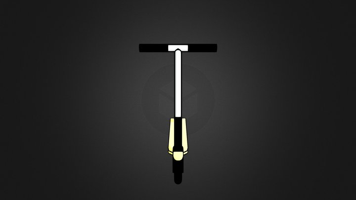 Lowpoly scooter 3D Model