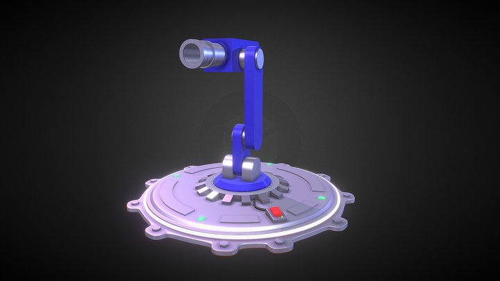 Canon_laser_06 3D Model