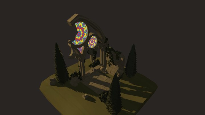 [Student Work] Gothic Ruins 3D Model