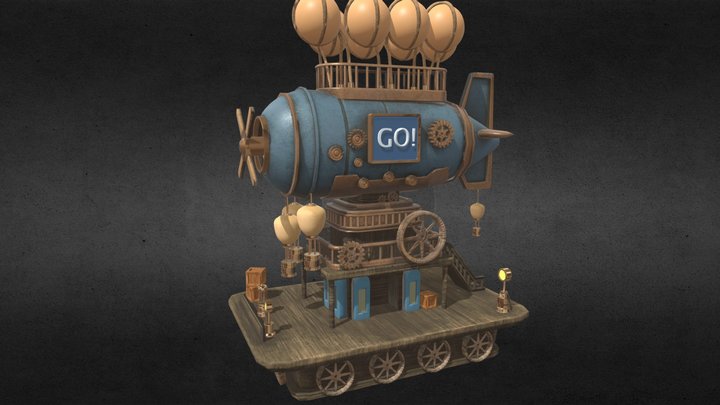 spaceship 3D Model