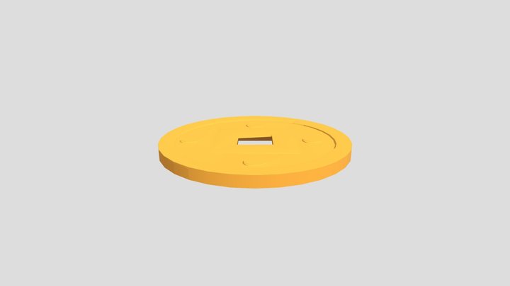 Gold Coin 3D Model