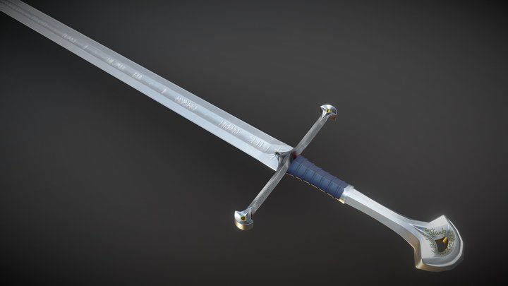 Anduril - Flame of the West 3D Model