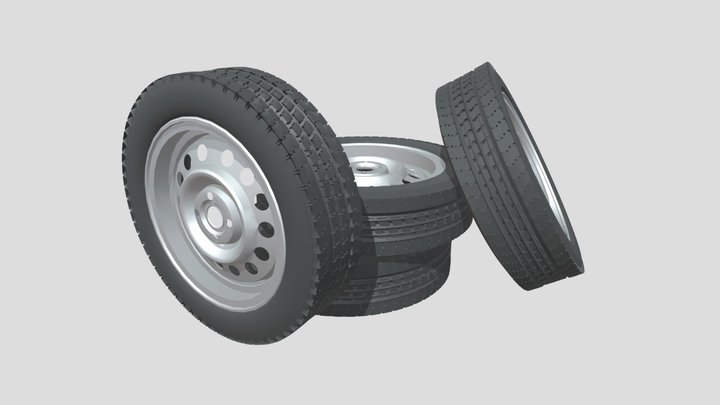 КОЛЕСА ВАЗ / WHEELS / VAZ 3D Model