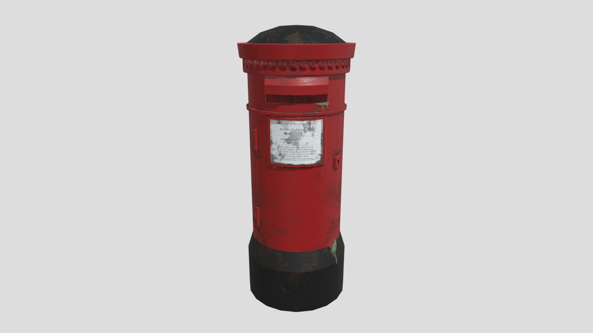 Post Box - 3d Model By Toby Rupp (@tubsytub) [7764098] - Sketchfab