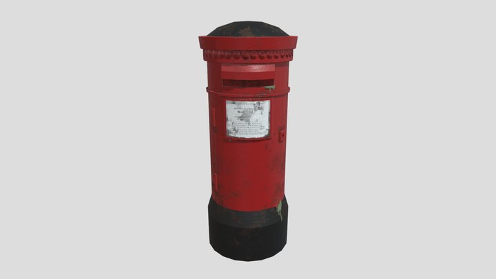 Post Box 3D Model
