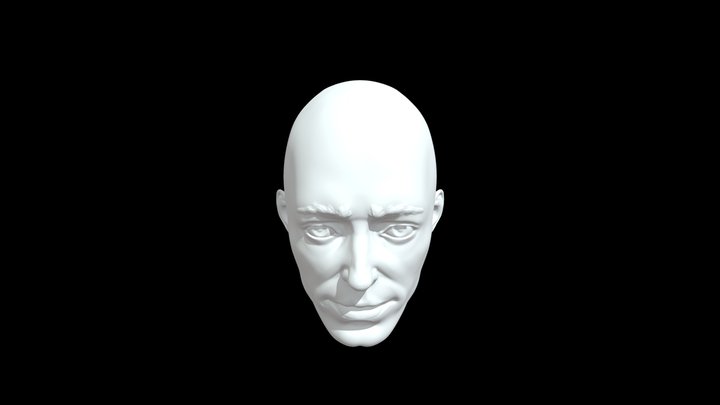 Male Head - 9 3D Model
