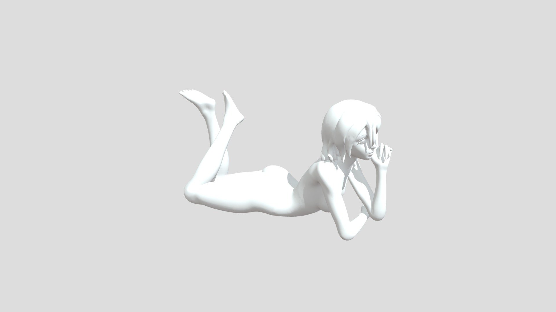 girl lying down - Download Free 3D model by kyleel32699 [7764fed ...