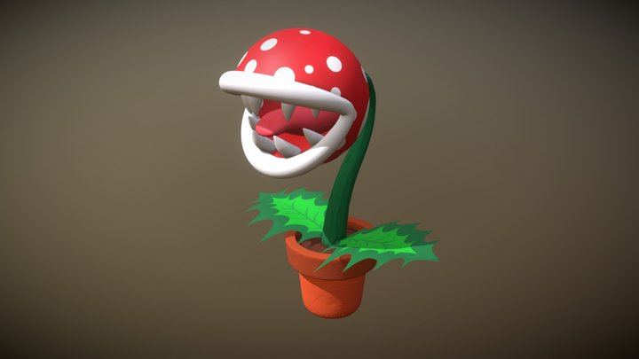 Plante Piranha 3D Model