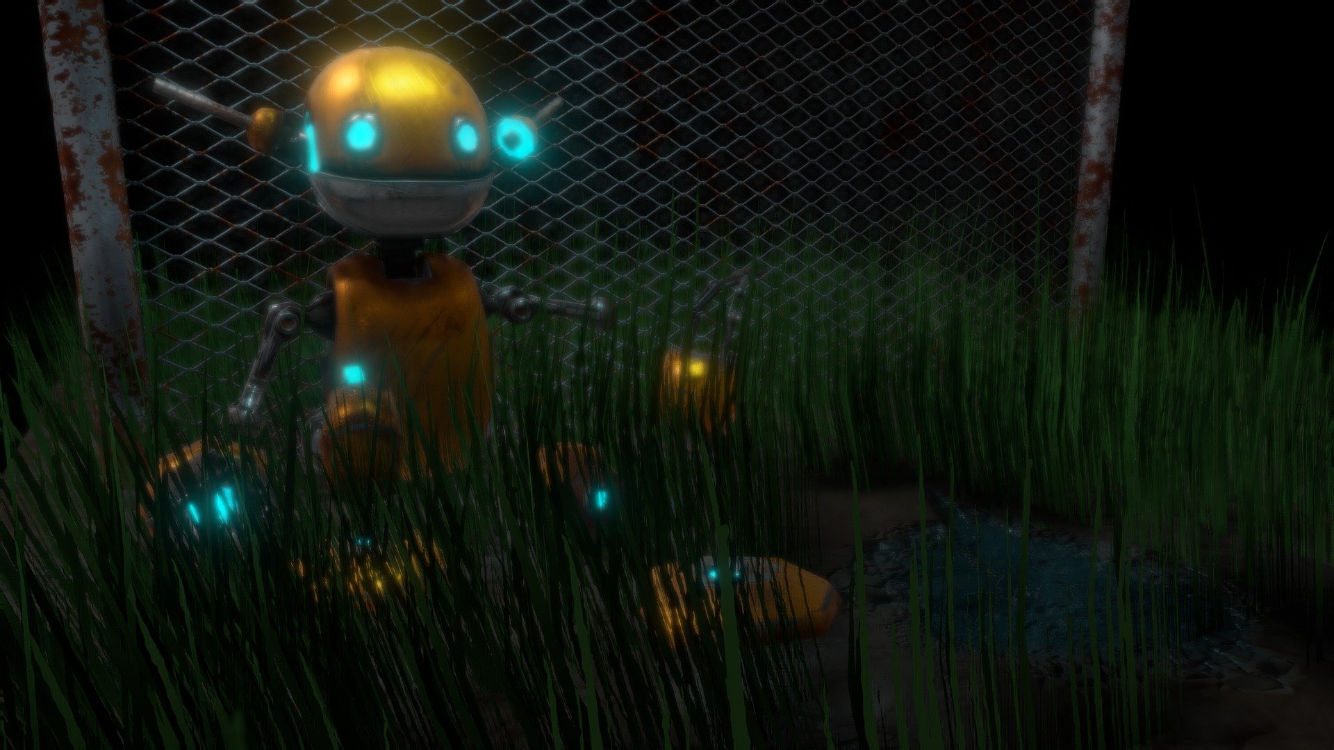 Robot in decay