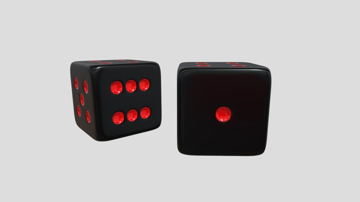 3D Casino Dice 3D Model