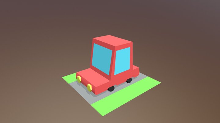 Car Low Poly 3D Model