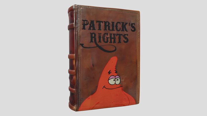 Patricks rights book 3D Model