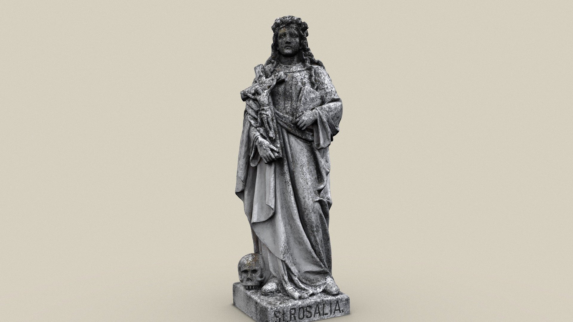 Hl. Rosalia — Sketchfab embed 3D viewer