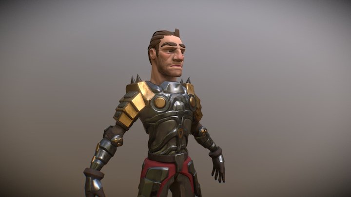 Medieval Knight 3D Model