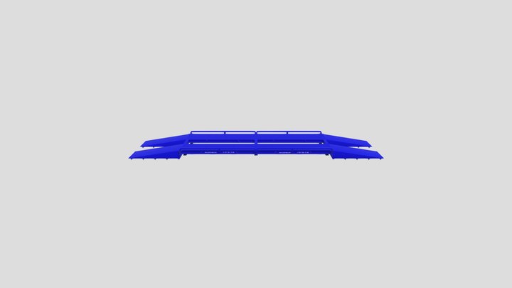 Весы автомобильные 2 секции 3D Model