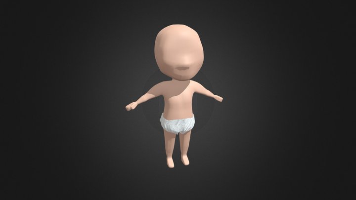 Baby_LowPoly 3D Model