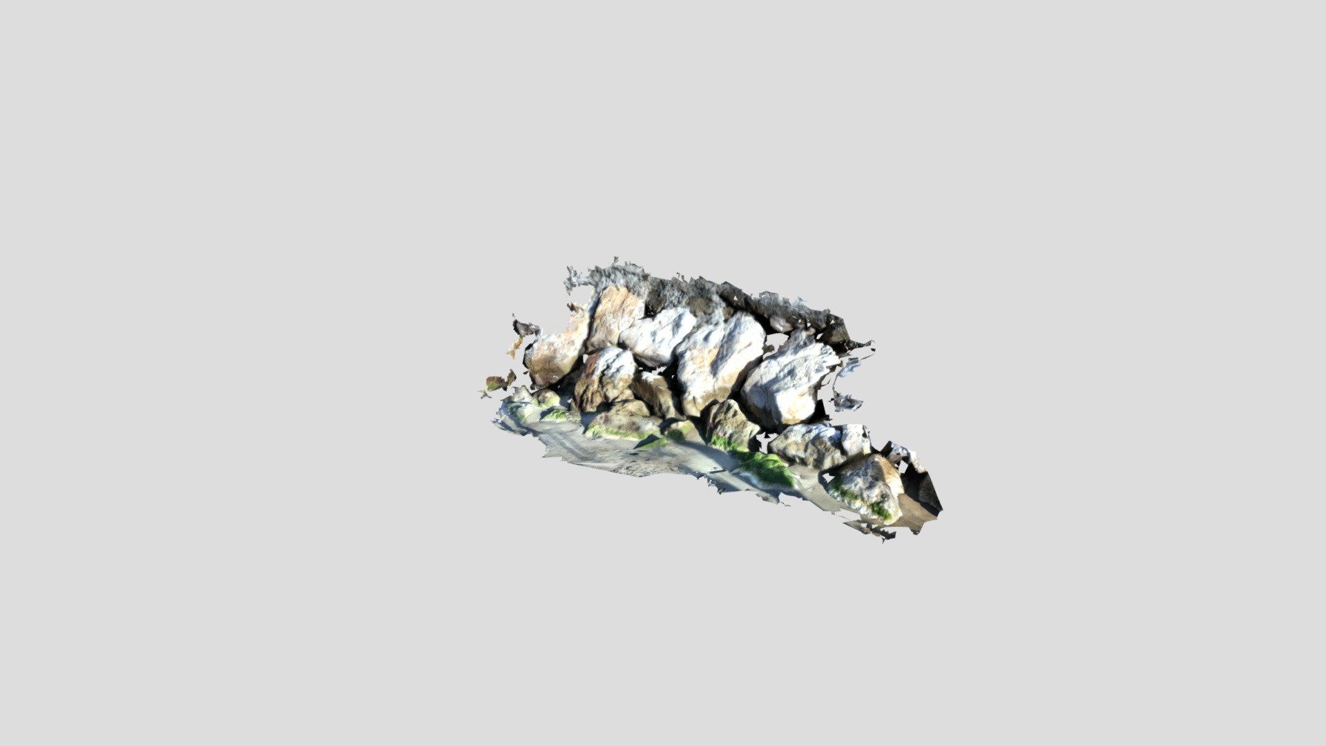3d scanned stones