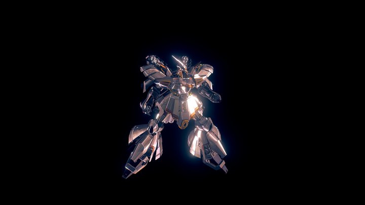 SAZABI MSN-04 Gundam for the Sazabi Challenge 3D Model