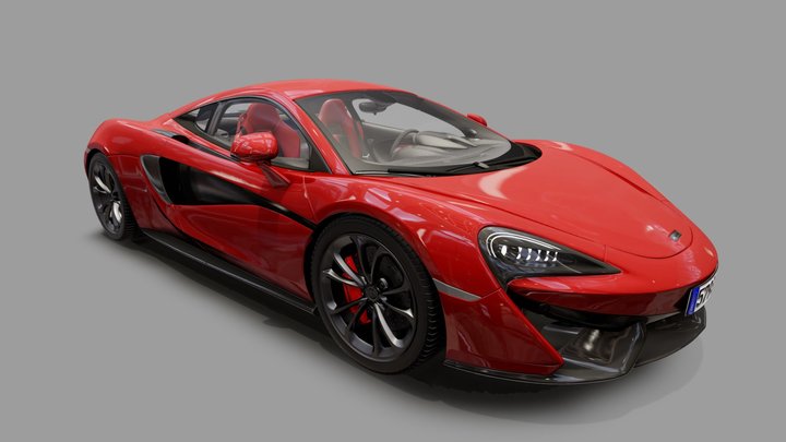 2015 - Mclaren 540C 3D Model