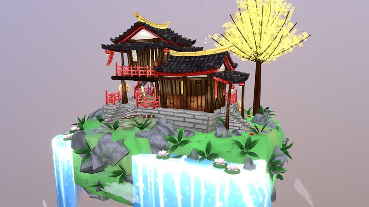 The Little Fabric Shop 3D Model