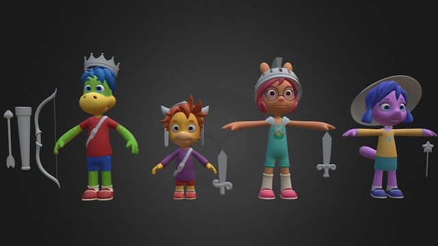 20197 Armaduras Reais 3D Model