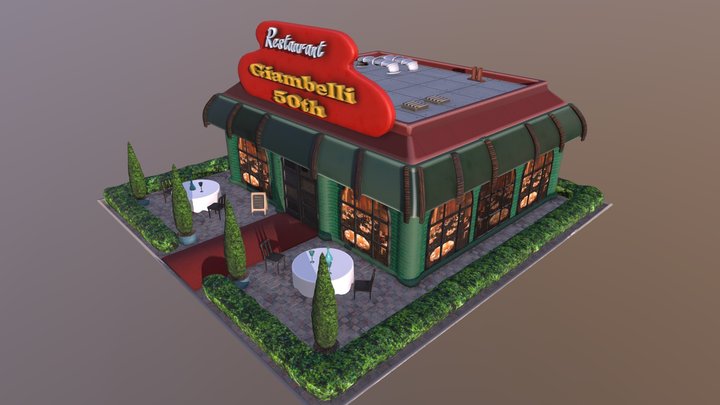 Restaurant 3D Model