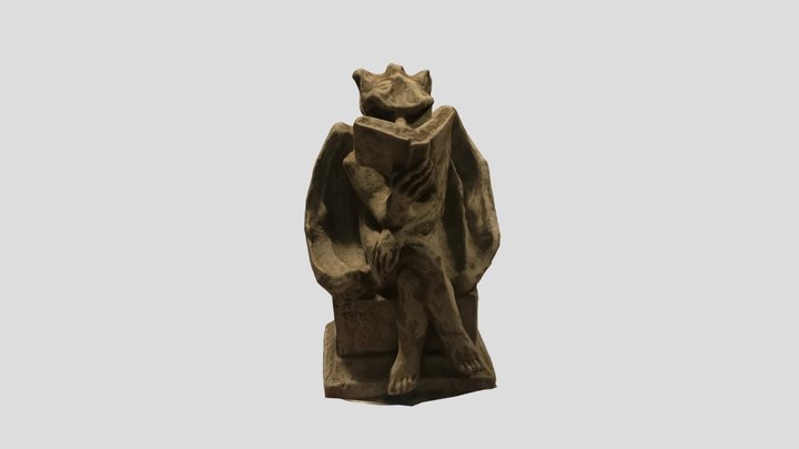 Reading Gargoyle 3D Model