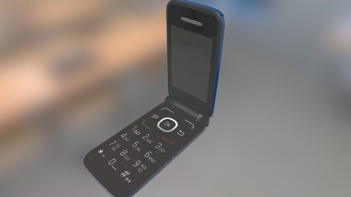 Flip Phone 3D Model