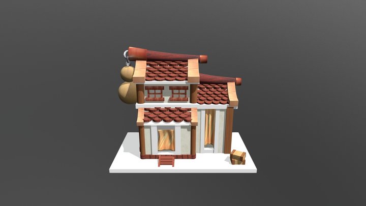 古屋 3D Model