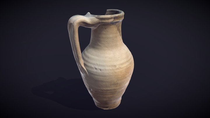 Anchient Uzbek Jug 3D Model
