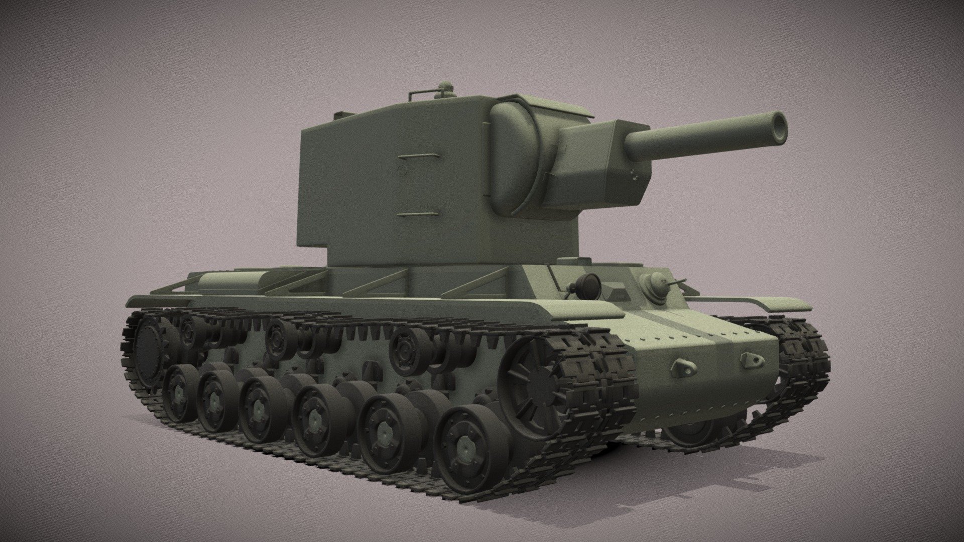 КВ-2 - Download Free 3D model by pokholkov.ruslan (@pokholkov.rus ...