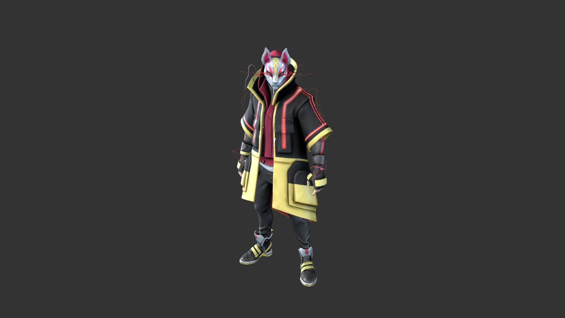 Drift Outfit Stage 6 3d Model By Fortnite Skins
