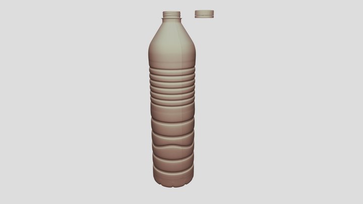 Plastic Bottle 3D Model