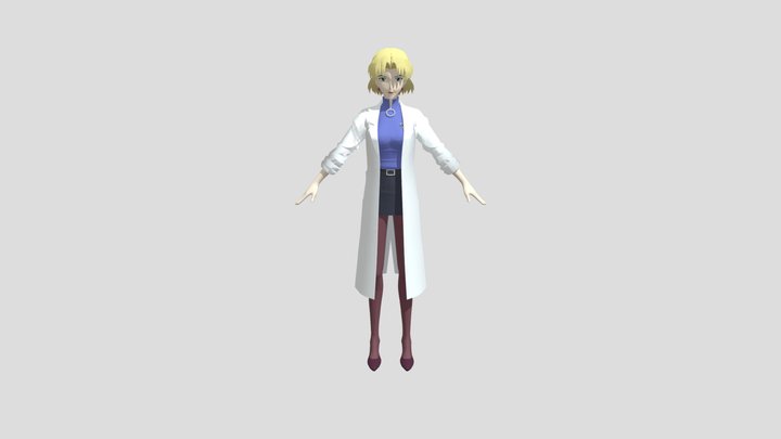 Ritsuko 3D Model