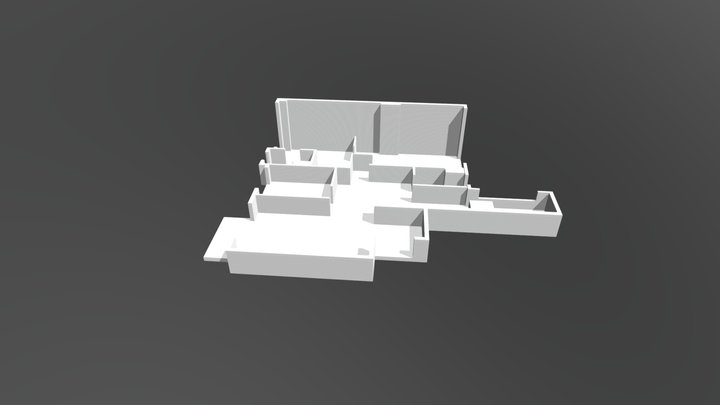 牆模型 3D Model
