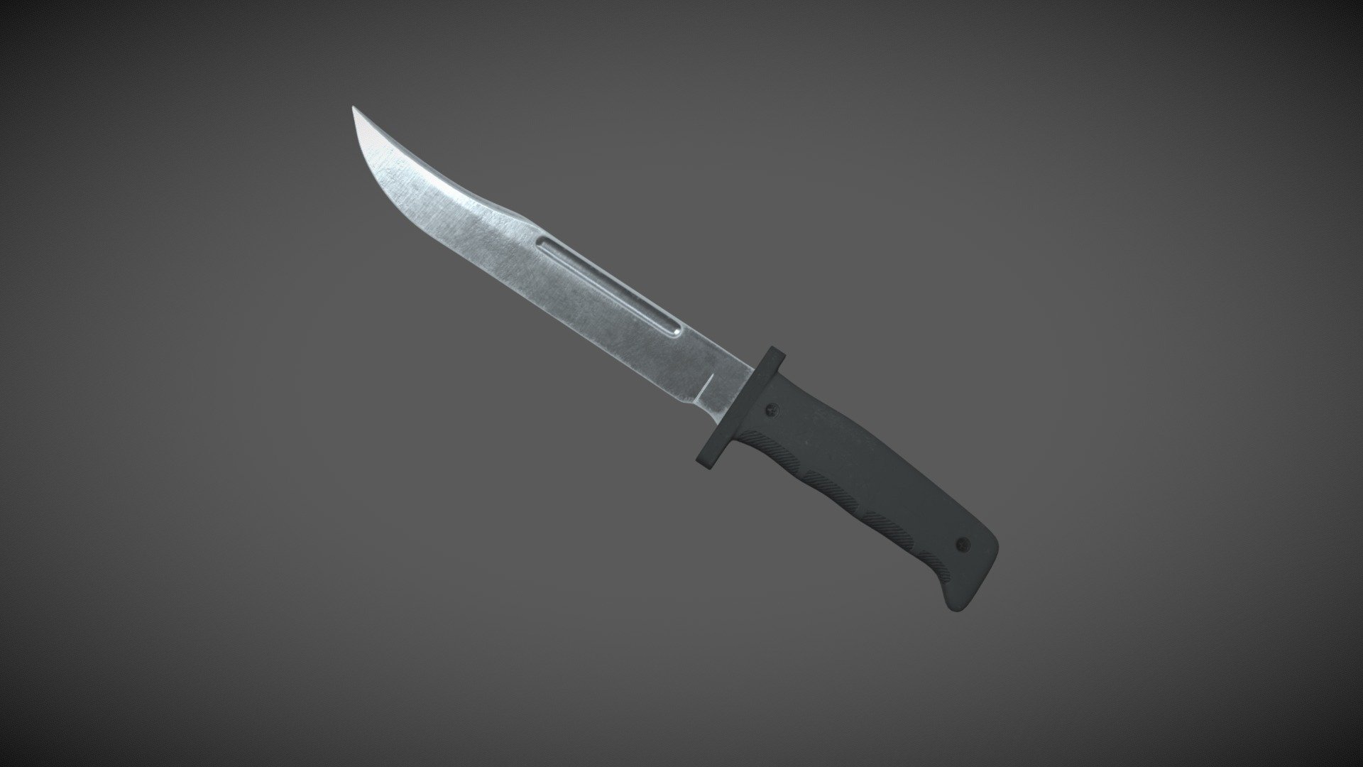 Hunting Knife 3D model by Josevan Danusastra (JosevanD2) [7775cef